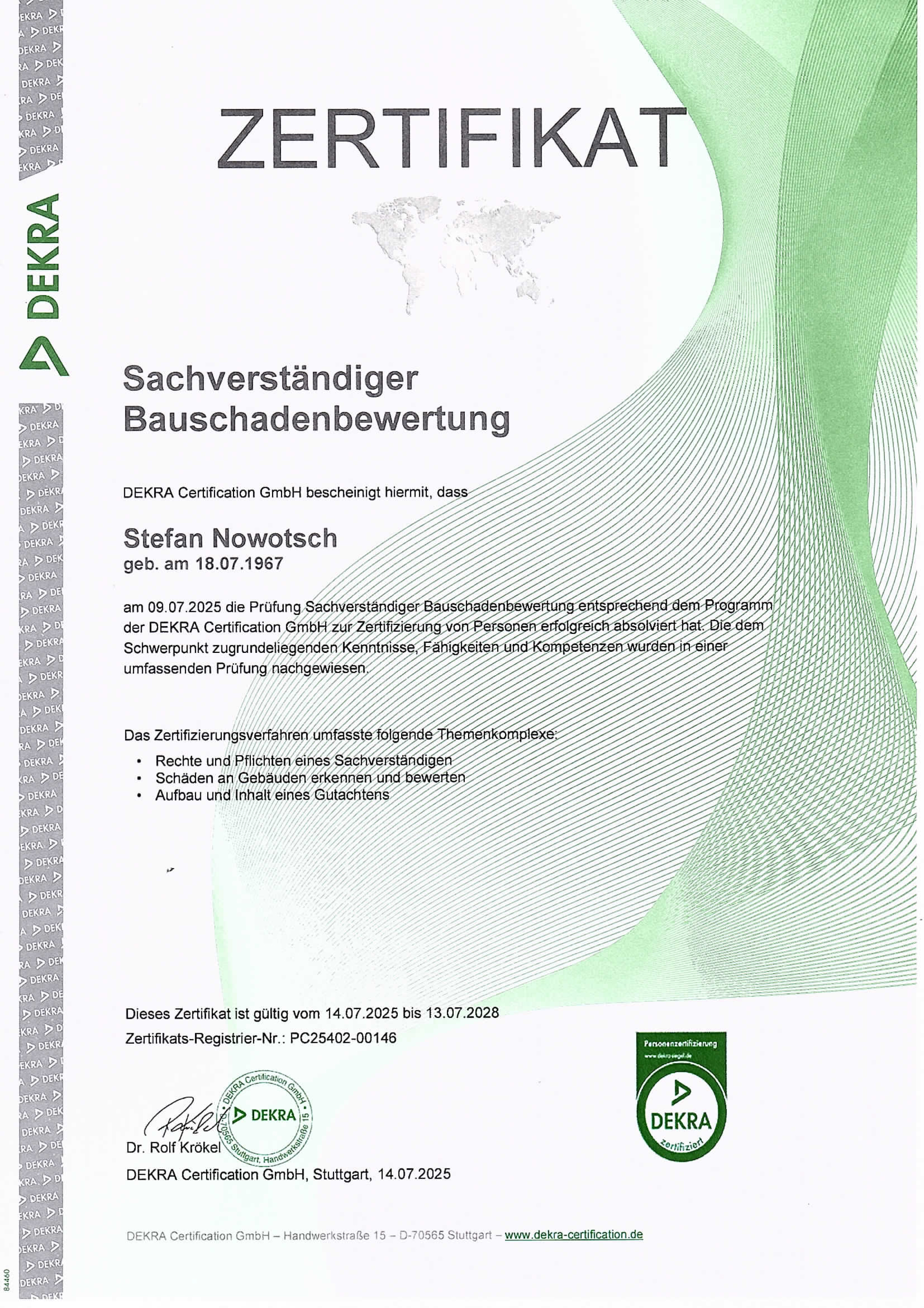 Zertifikat 3